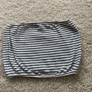 Striped tube top